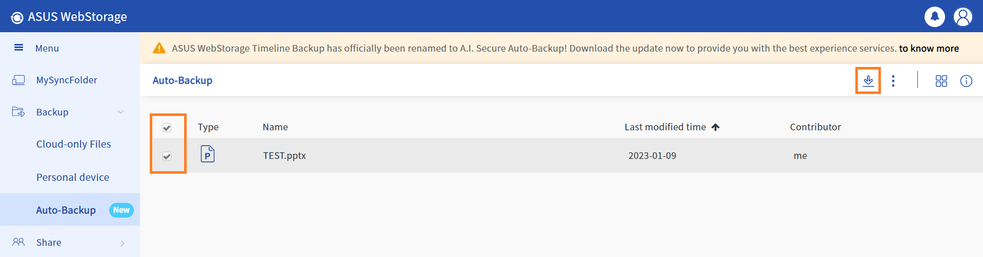 Download file